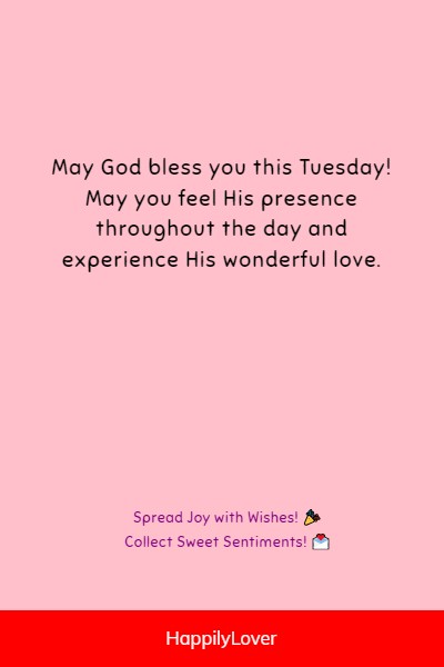 tuesday morning blessings
