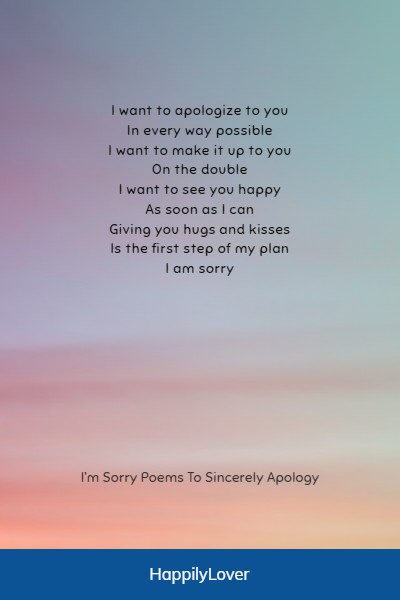 apology poems