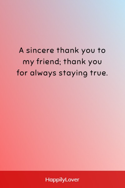 cute thank you for being a friend