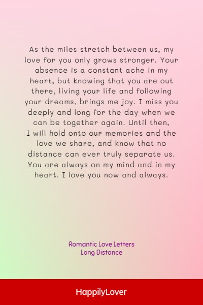 emotional love letters for her long distance