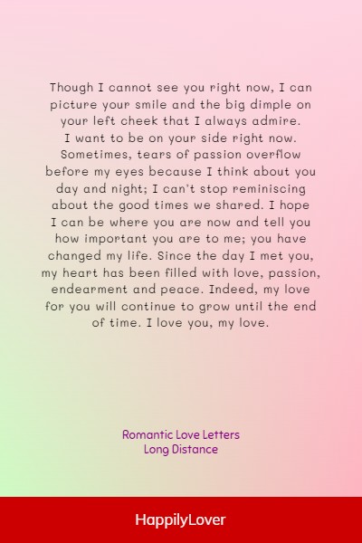 heart touching love letters for her long distance
