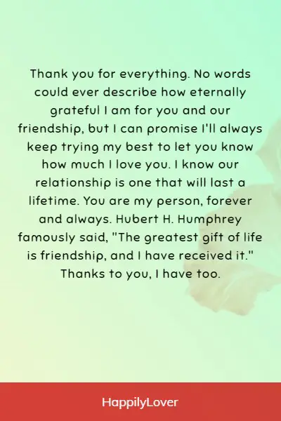 letter to best friend