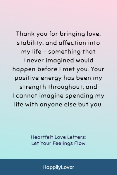 love letter for husband