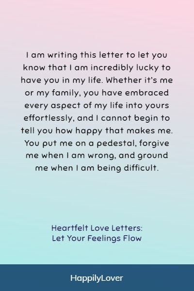 love letters for my husband