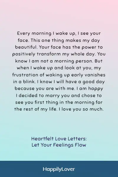 love letters to husband