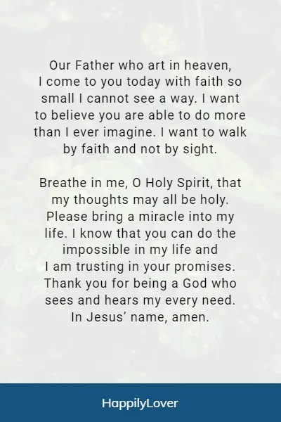 most powerful miracle prayer ever