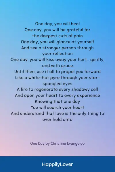 recovery poems
