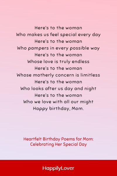 beautiful birthday poems for mom