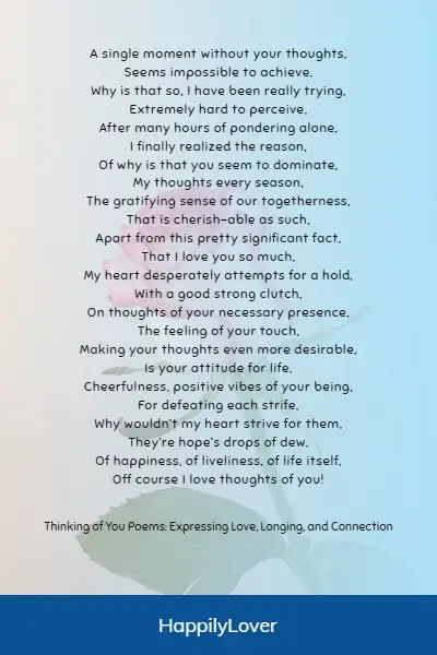 beautiful thinking of you poems