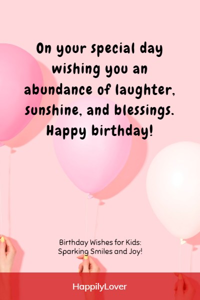 best happy birthday wishes for kids