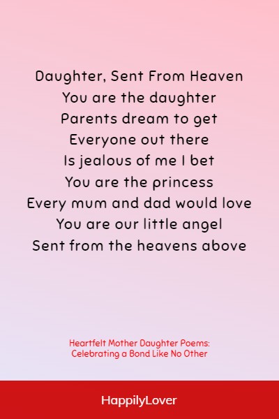best mother daughter poems