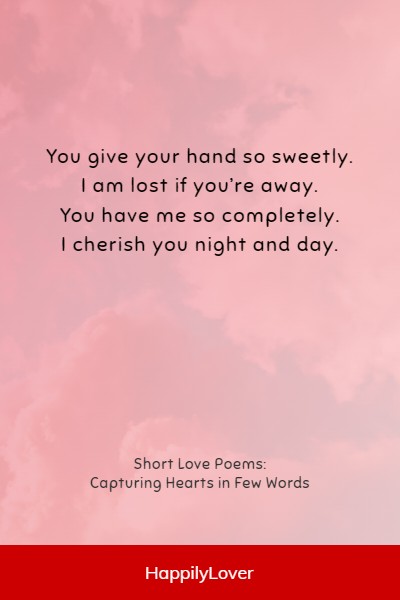 best short love poems for her