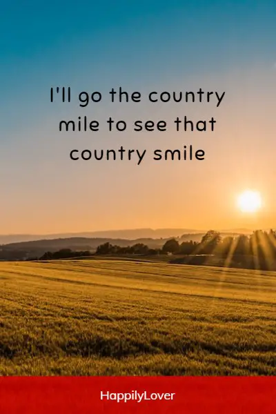 country pick up lines
