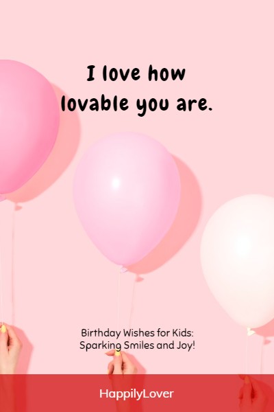 cute birthday wishes for kids