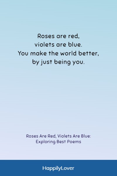 cute roses are red violets are blue poems