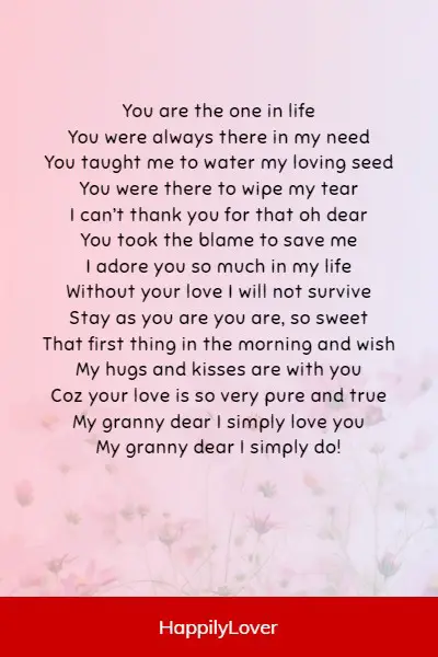 deep grandma poem