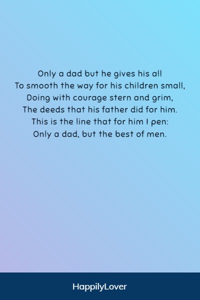 emotional dad poems