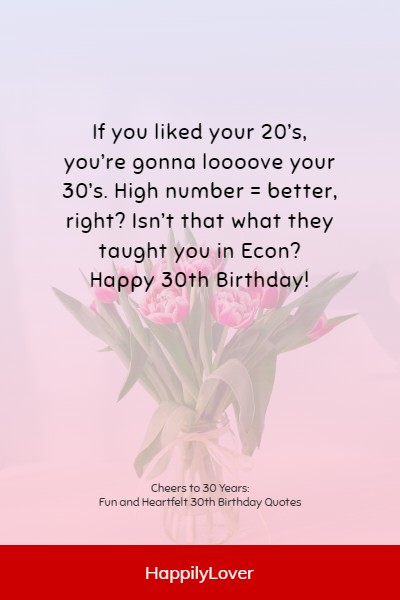 funny ways to say happy 30th birthday
