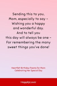 42+ Heartfelt Birthday Poems for Mom: Celebrating Her Special Day ...