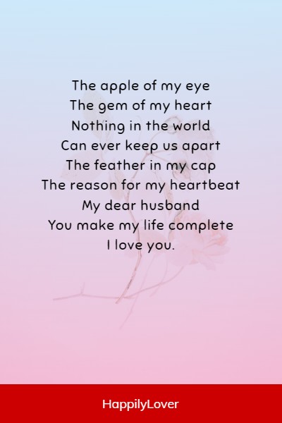 heart touching love poems for husband