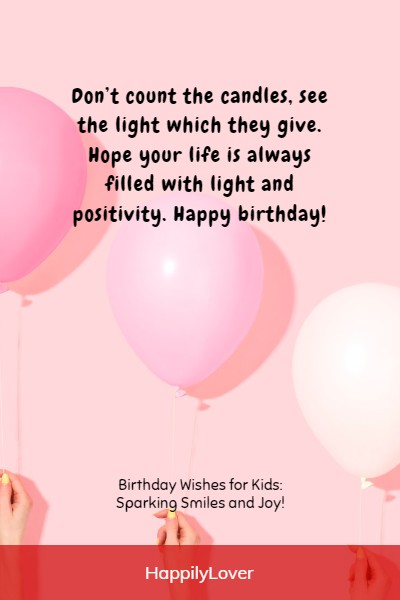 inspirational birthday wishes for kids