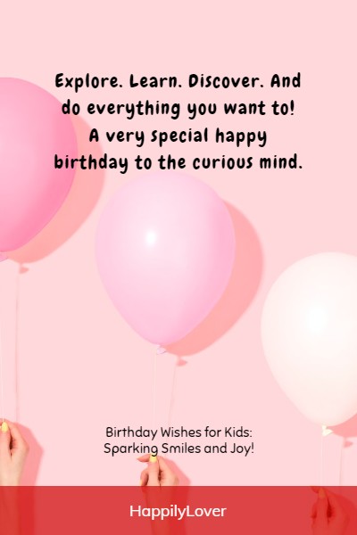 inspiring birthday wishes for kids