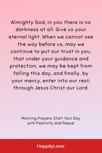 inspiring morning prayer