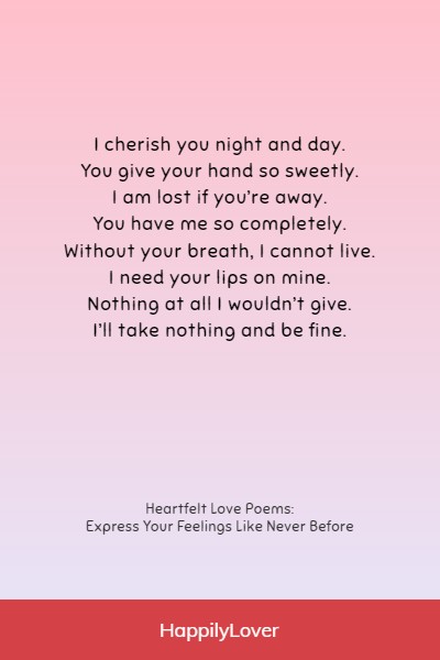 love poems for girlfriend