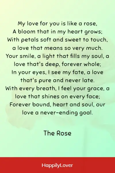 lovely short deep love poems