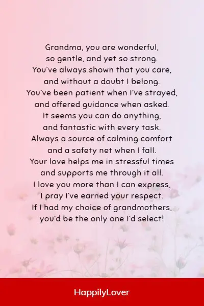 most famous grandma poem