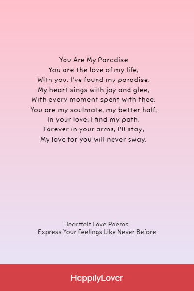most romantic love poems for girlfriend