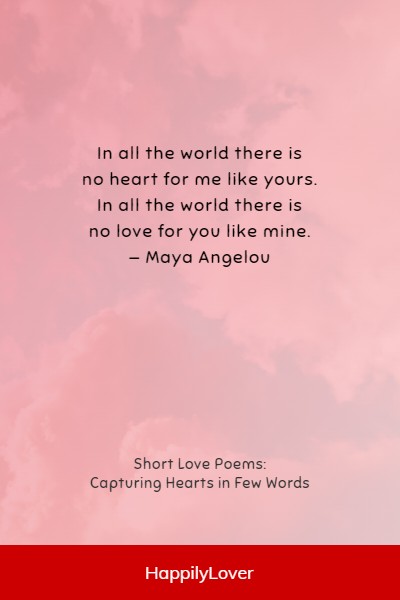 romantic short love poems for her