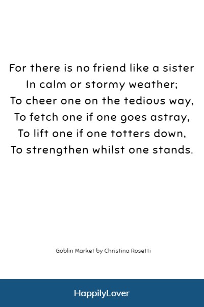 sister poems