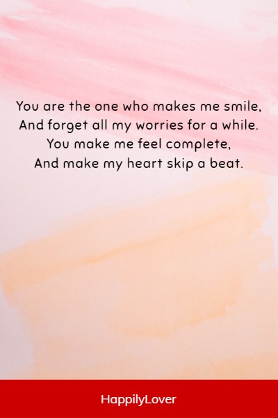 sweet poem for boyfriend