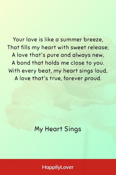 sweet short deep love poems