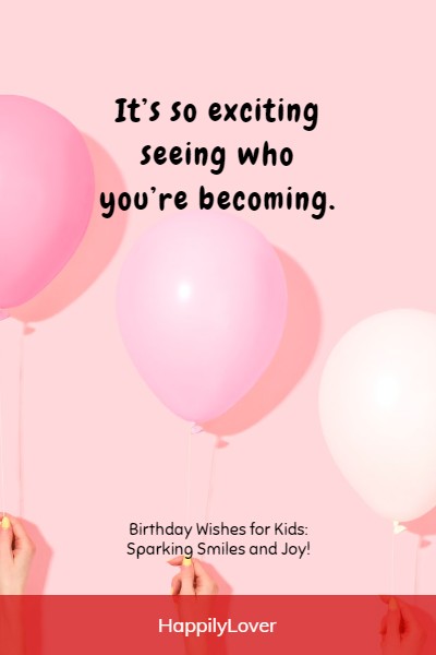 unique birthday wishes for kids