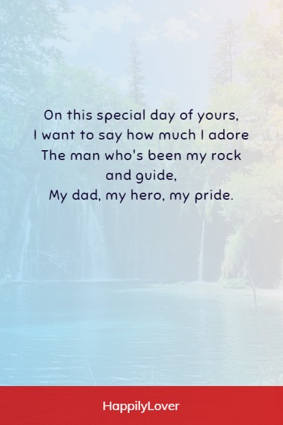 best birthday poems for dad