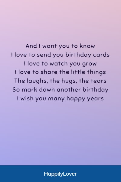 birthday poem for friends