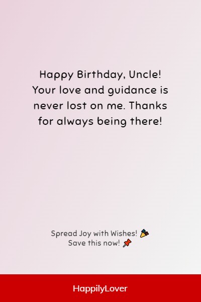 lovely way to say happy birthday uncle