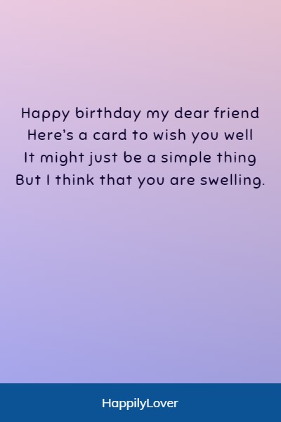 poems about birthdays for friends