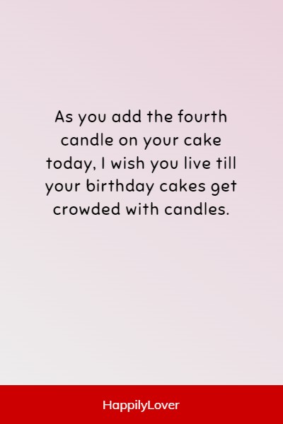 birthday quotes to 4-year-old grandson